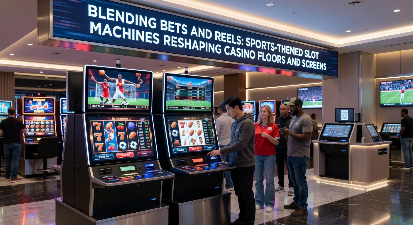 Close-up of a sports-themed slot screen showing live betting odds overlaid on spinning reels with soccer balls and goal nets