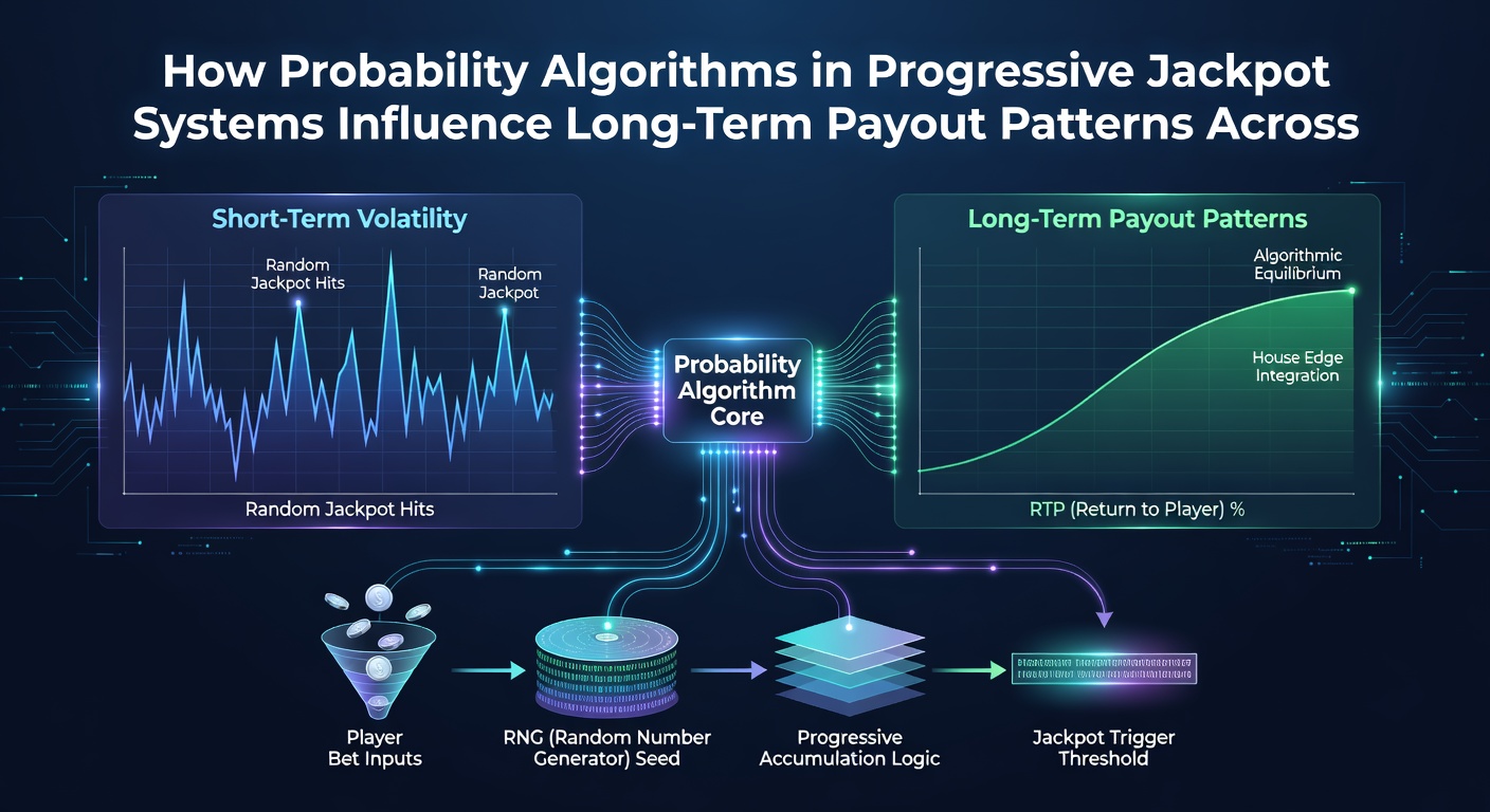 Chart displaying payout frequency curves for progressive jackpots on three-reel versus five-reel digital formats over simulated multi-year periods