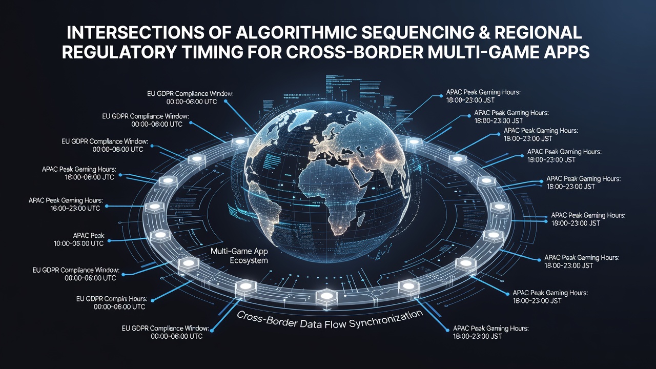 Flowchart illustrating regulatory timing checkpoints for player movement between devices in multi-game environments